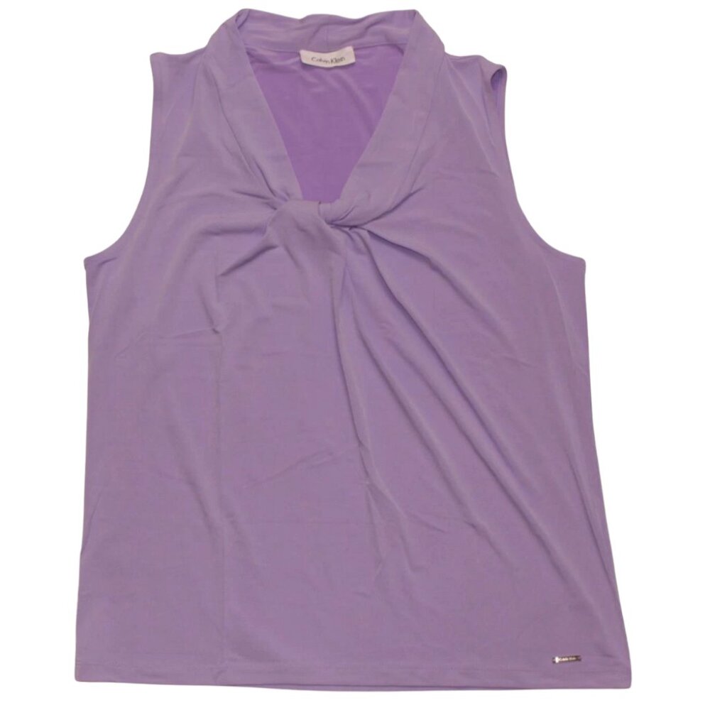 Calvin Klein Women's Sleeveless Purple Shirt S52TM24A NWT Size M